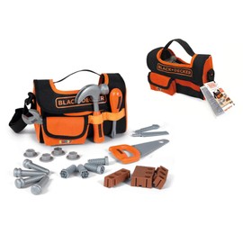 SMOBY Black + Decker Caisse a Outils Tissu + 4 Acs
