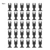30Pcs 44mm Oscillating Multi Tool Short Teeth Saw Blades for