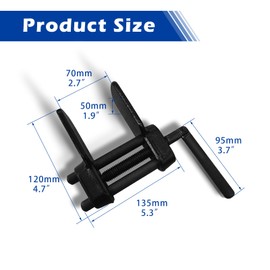 FITHOIST Heavy Duty Brake Caliper Compression Tool,Universal Disc Brake Pad Spreader,Thickened Brake Piston Compressor Tool Plate,Max 2.76" Compression Range for Automotive, Motorcycle,Rruck Repair
