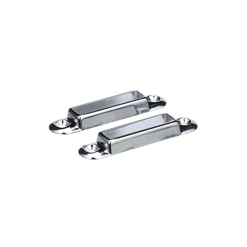 Seachoice Boat Cover Support Sockets, Chrome Plated Zinc, Set of