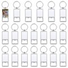 Framendino, 20 Pack Sublimation Blanks Keychains Metal Bottle Opener Transfer