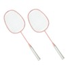 Sports Straight Beat Badminton Racket with Anti Skid Handle Glassy