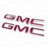GMC NEW RED Front & Rear Emblem kit For 2019