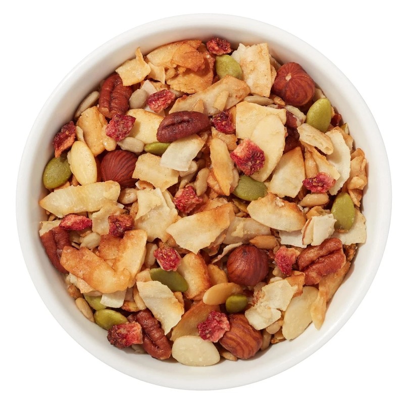 NuTrail Nut Granola Cereal, Vanilla Strawberry, No Sugar Added, Keto,