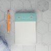 Halsa Waterproof Shower Notepad with Pencil, Sharpener & Suction Cups