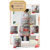 fabrizm 1178_pk-pk Work Apron, Short Length, Vanillan, Sorbet Pink, Made