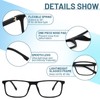 OCCI CHIARI Blue Light Blocking Men's Reading Glasses Computer Stylish