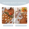 Romanstile Pumpkin Leaves Fall Table Runner, Buffalo Plaid Autumn Thanksgiving