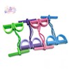 4-Tier Multi-functional Yoga Foot Pedal Resistance Band for Abdominal Workout & Stretching One Size/4-Pin Blue Pedal 10ea