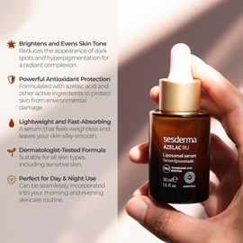 SESDERMA AZELAC RU-Serum | Despigmentante, Anti Manchas, tratamiento contra: Manchas, Melasma, Pecas | Retinol + Vitamina C + Ácido Azeláico | 30 ml