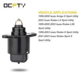 OCPTY 2H1140 Idle Air Control Valve Fit for 1998-2000 for Isuzu for Amigo 2.2l, 1998-2003 for Isuzu for Rodeo 2.2l, 2001-2003 for Isuzu for Rodeo Sport 2.2l