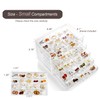 YUFONG Earring Holder Organizer Acrylic Earring Storage Box for Girls
