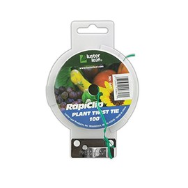 Luster Leaf 16027 Rapiclip Garden Plant Twist Tie-100 Foot Spool, Green