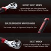 Lichamp 48-in-1 Socket Wrench, Flexible Multi Functional Dog Bone with