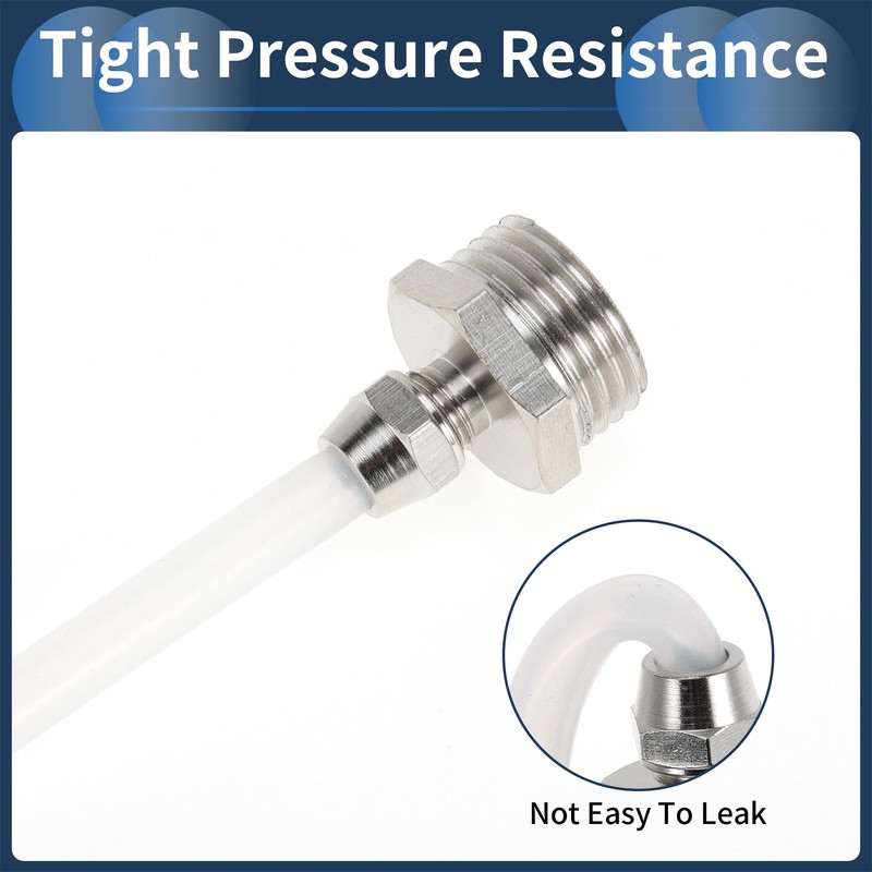 INFINAUTO Push to Connect Air Fittings 5/8" Male Thread Air