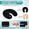 Mattress Top Massage Kit, Massage Headrest Face Pillow for Bed