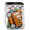 Party Construction Vehicles Decorative Cutouts - 14 Pieces