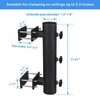 YZZHAJ Patio Umbrella Holder, Heavy Duty Adjustable Metal Sun Umbrella
