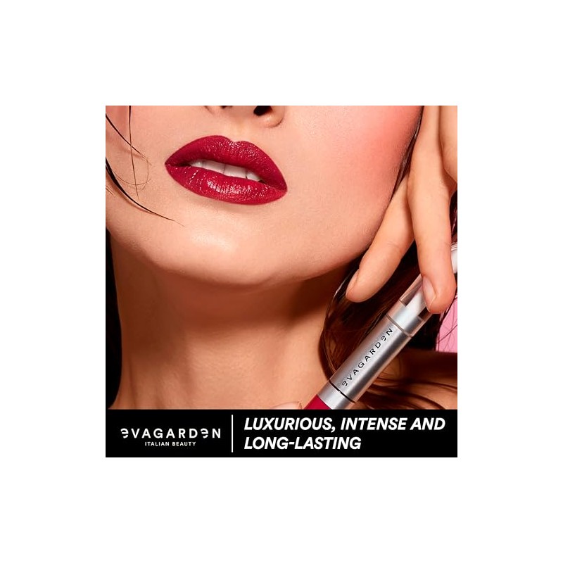 EVAGARDEN Ultra Lasting Lipstick - With Moisturizing Gloss - Long