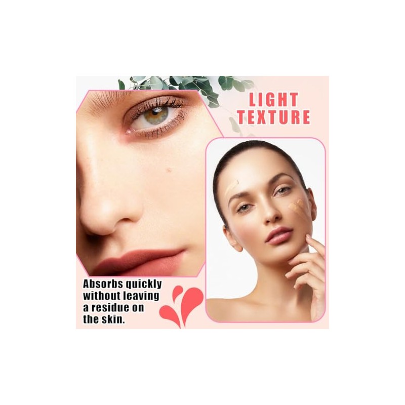 Set Bases Maquillaje Color Natural Brocha Esponja Fps Control Grasa