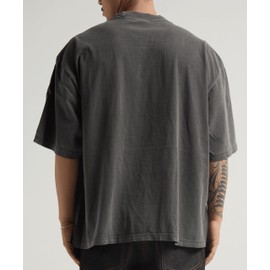 Washed Shaka-Wear Drop Shoulder 7.5 oz Heavyweight Graphic Tshirts Vintage Thick Boxy & Oversized Baggy Fit (US, Alpha, Medium, Regular, Regular, D1)