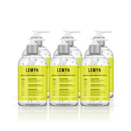 Lemyn Organics Lemyn Organics Medical Grade Hand Sanitizer Gel - 97% ORGANIC - 12 FL.OZ. (PACK OF 6)