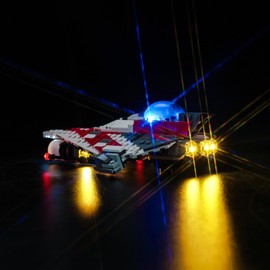 BrickBling LED Light for Jedi Bob's Starfighter (No Model), Creative Lights Compatible with 75388