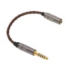 SUNGOOYUE 4.4MM Balanced Male to 3.5MM Balanced Female Adapter Cord,