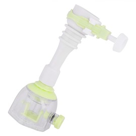 Sink Faucet Sprayer Attachment, Faucet Extender Toddler Sink Extender 360° Rotatable Sprayer Attachment Anti Splash Water Saving Tap for Kitchen Sink (13cm-Green)