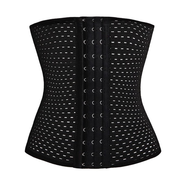 KOUTEI Women's Waist Cincher Corset for Diets Postpartum Body Shaper Lumbar Support Tummy Tightening Curves Shapewear Breathable Elastic, Black