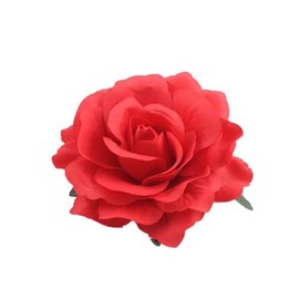 Lofruiin Women's Vintage Elegent Rose Flower Hairpin Hair Clip with Brooch for Party Travel Festivals (Red)