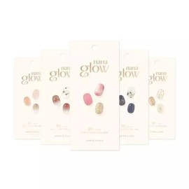 Nana Glow 나나글로우 반경화 젤 네일 스티커 [GN25 - 그린티 라떼] Nana Glow Semi-Hard Gel Nail Sticker [GN25 - Green Tea Latte]