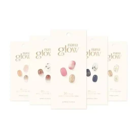 Nana Glow 나나글로우 반경화 젤 네일 스티커 [GN25 - 그린티 라떼] Nana Glow Semi-Hard Gel Nail Sticker [GN25 - Green Tea Latte]