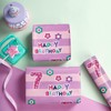 WRAPAHOLIC 7th Birthday Wrapping Paper Sheet - 6 Sheets Pink