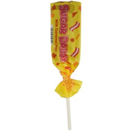 Sugar Daddy Caramel Pops, Small size, 48 count display box