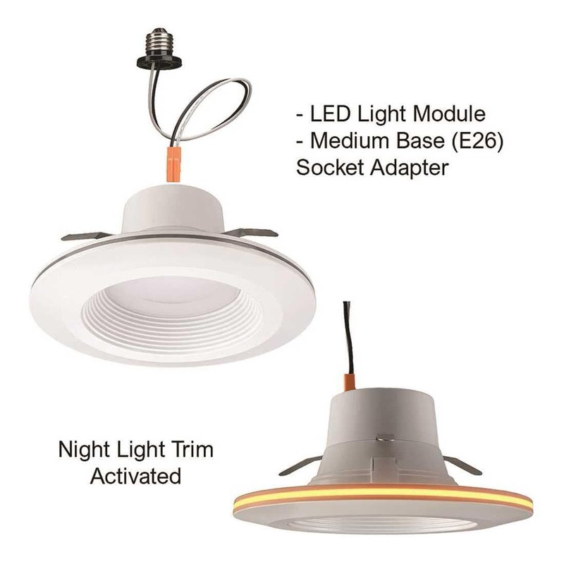 Commercial Electric 6 in. White Integrated LED Recessed Downlight with