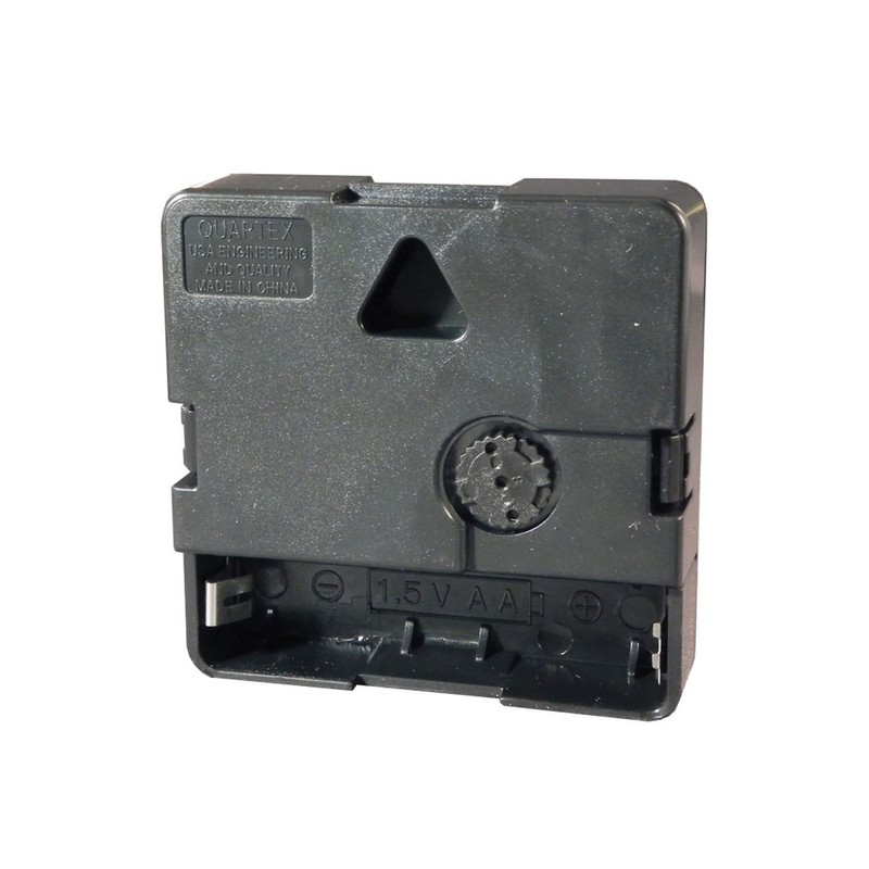 Quartex Q-80 Quartz Clock Movement, 1/2” Maximum Dial Thickness, 15/16"