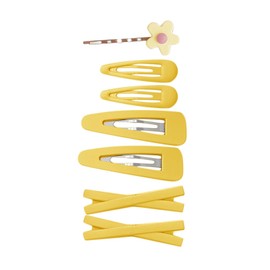 7Pcs Yellow Sweet Flower Women Girl Barrette Bobby Pin Hairpin Hair Clips Decoration Elegant Gold Gifts Hair Clips Clips and Barrettes,Yellow Hair Accessories