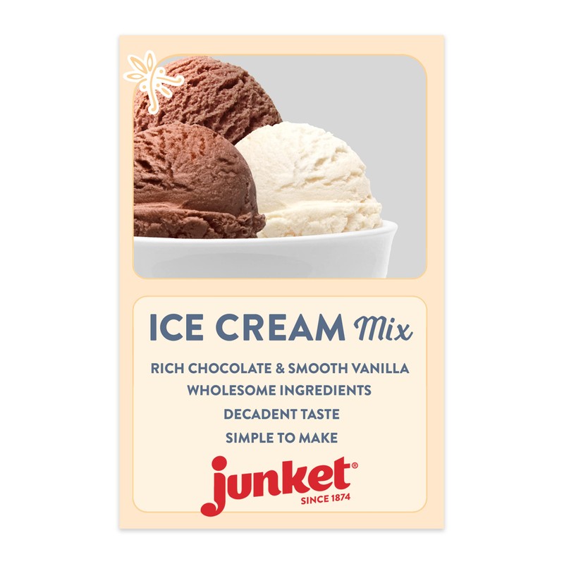 Junket Ice Cream Mix Very Vanilla, 4 Ounce (Pack of