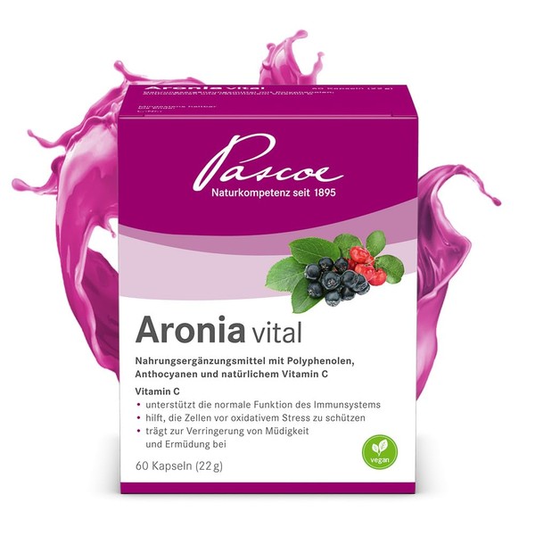 Pascoe Aronia Vital: Dietary Supplement - Natural Vitamin C from