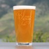 Make Your Mark Design Blessed With My Tribe Pint Glass,