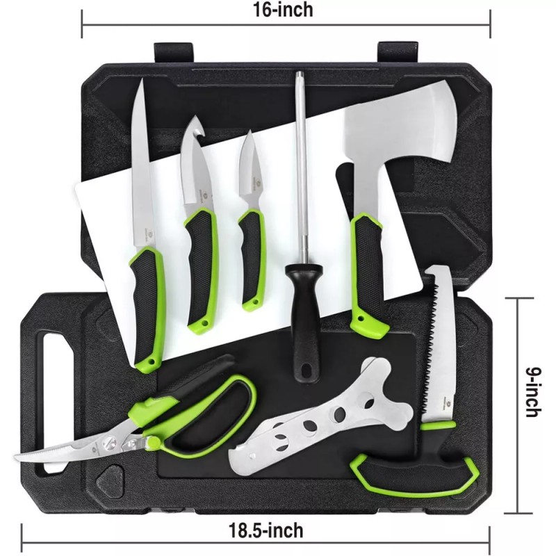 Mossy Oak Hunting Field Dressing Kit 10PC Butcher Game Processing