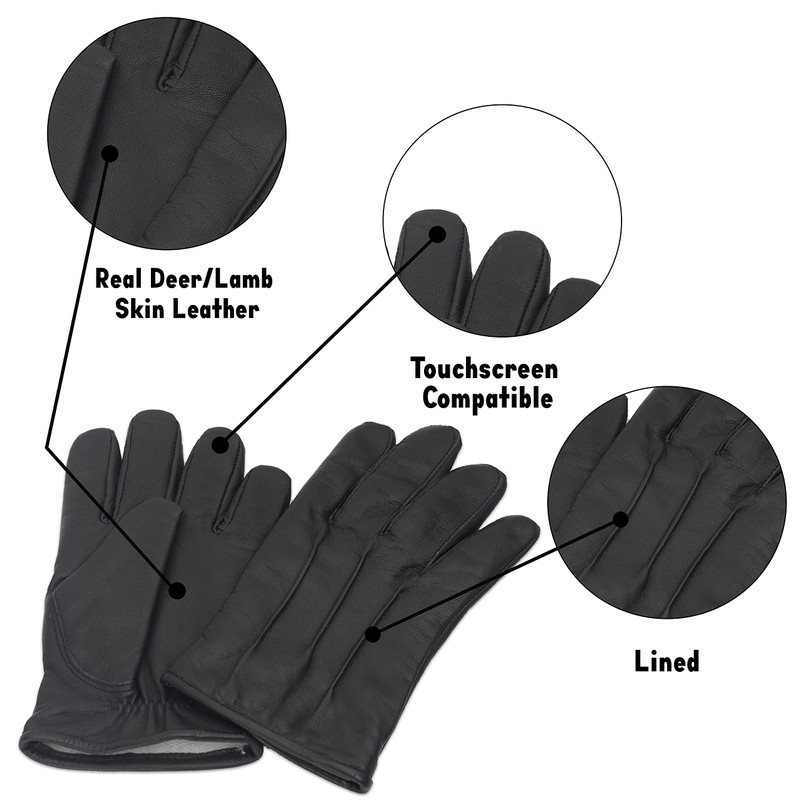 Miracle TM Winter Driving Gloves men - Adult Touch Screen