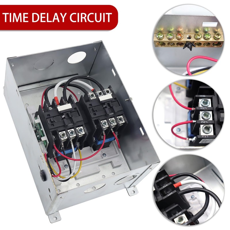 50 Amp Transfer Switch Automatic Transfer Switch for RV, Speedboats
