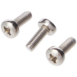 Machine Screws/Bolts A2 Stainless Steel Pozi Pan Head Mch Screw M3 3mm x 8mm (Pack of 100)