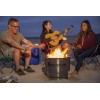 Fahrenheit Small 13.5 Inch Stainless Steel Fire Pit for Outside