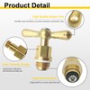 PK1100 Premium Brass Globe Valve Stem & Bonnet with Faucet