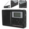 CS‑106 Full Band Radio Mini FM/AM/SW/MW Receiver with Digital Clock