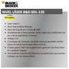 BLACK+DECKER BDL120 Manual Laser Level