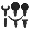 6pcs Deep Tissue Massager Head Set EVA Replaceable Head Attachment